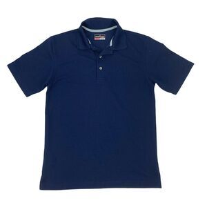 Grandslam Polo Golf Shirt Navy Blue Mens S Small Blue Short Sleeve Quick Dry